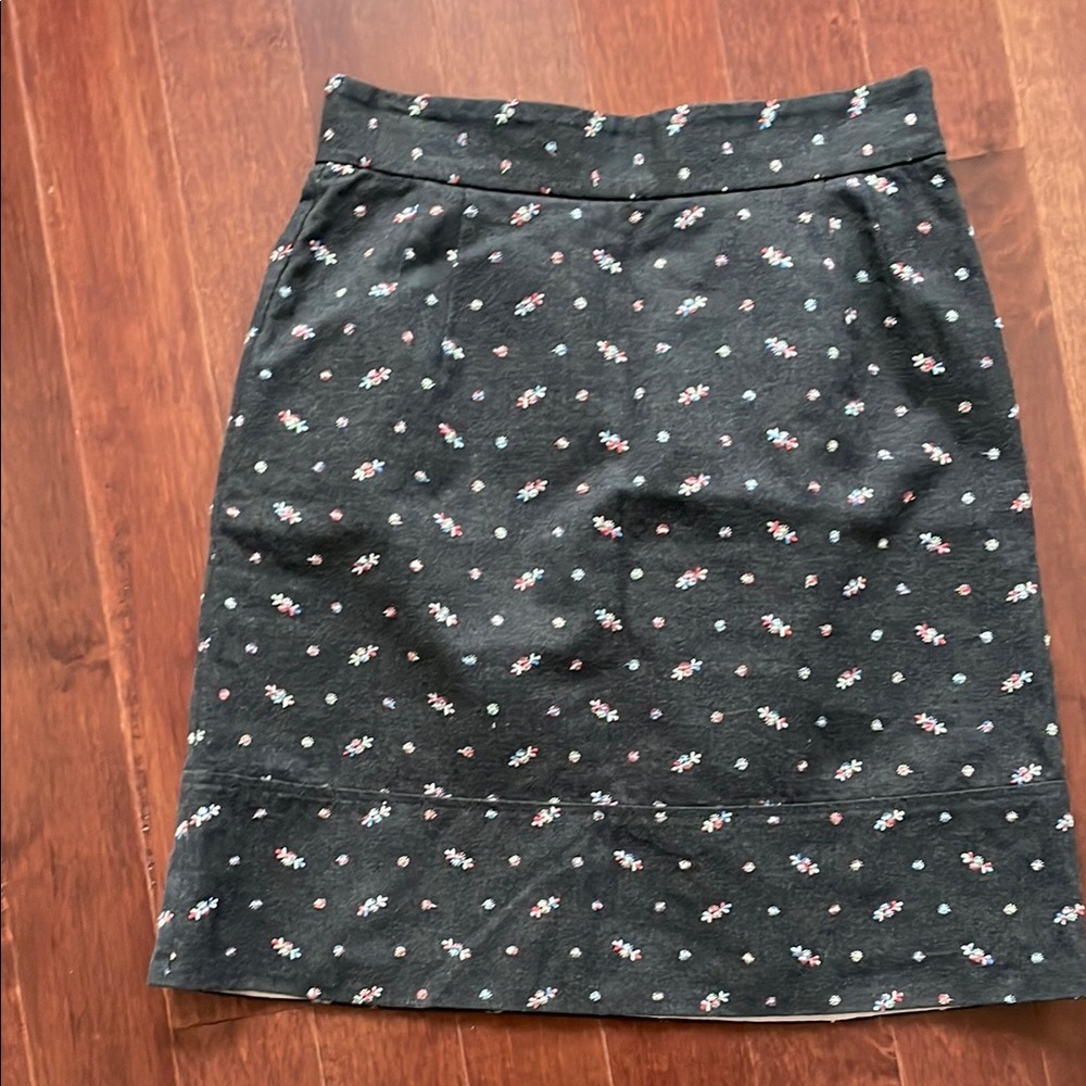 Anthropologie Odille Floral Skirt